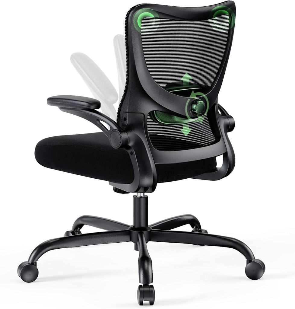Marsail Ergonomic Office Chair with Lumbar Support: $59.99