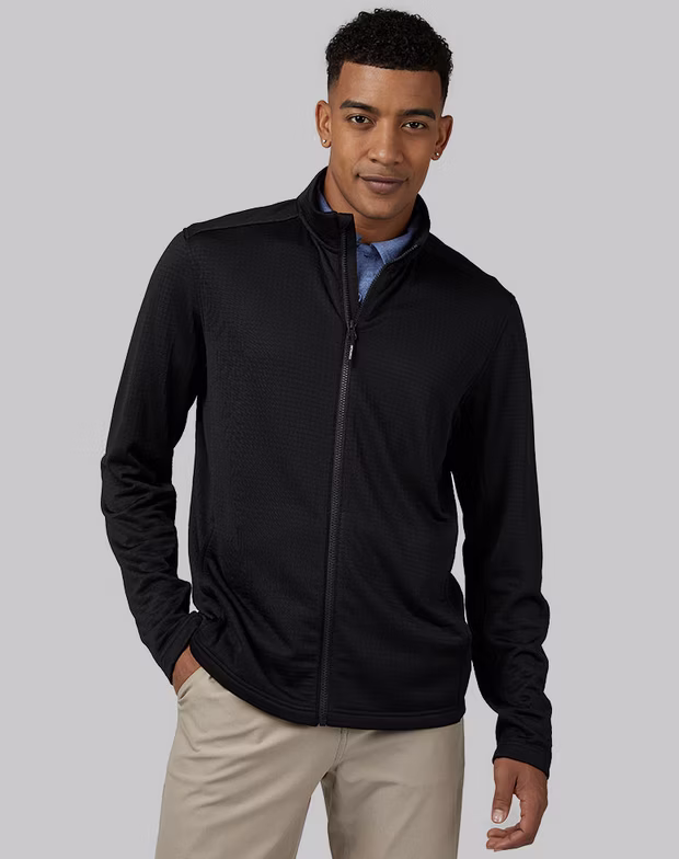 32 Degrees Men's Grid Tech Full-Zip Jacket: $17
