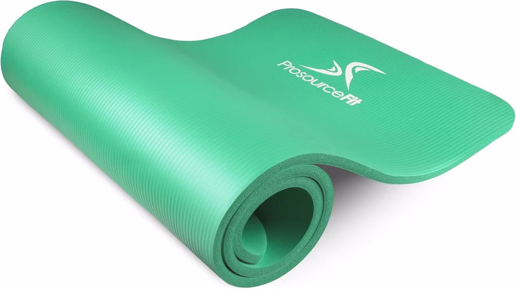 ProsourceFit 1/2" Extra Thick Yoga and Pilates Mat: $15