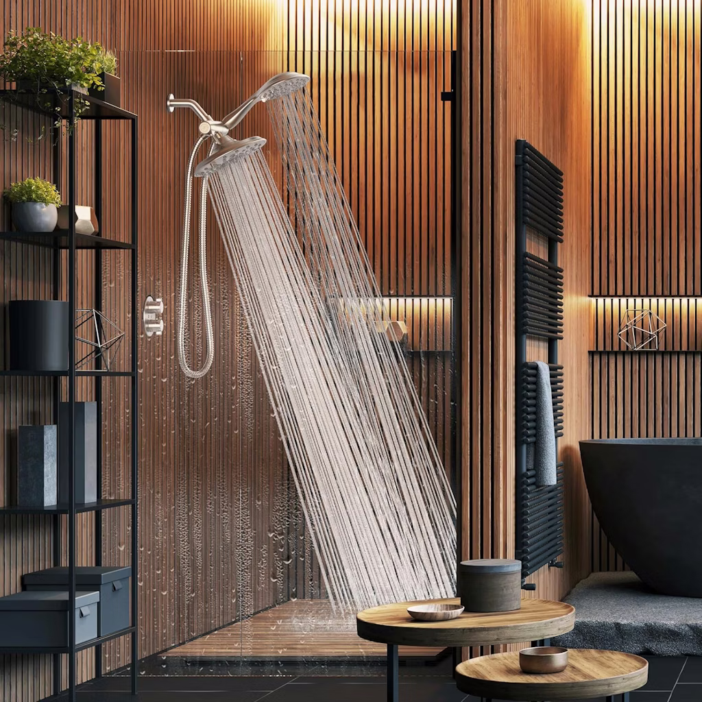 SparkPod 2-in-1 Dual Shower Head with 55 Modes: $47.49