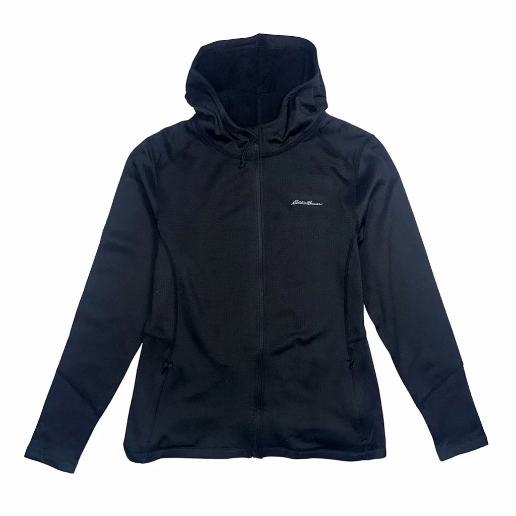 Eddie Bauer Women's Mini Grid Full Zip Hoodie Jacket: $9.99