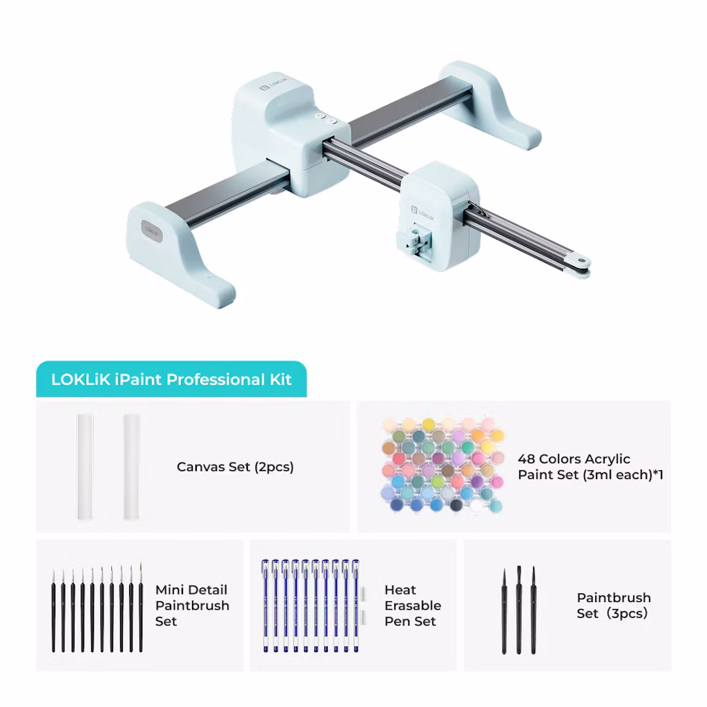 LOKLiK iPaint AI-Powered Paint by Numbers Kit: $69.99