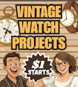 Vintage Watches on eBay Live for Deals from $1, from 9am + free shipping