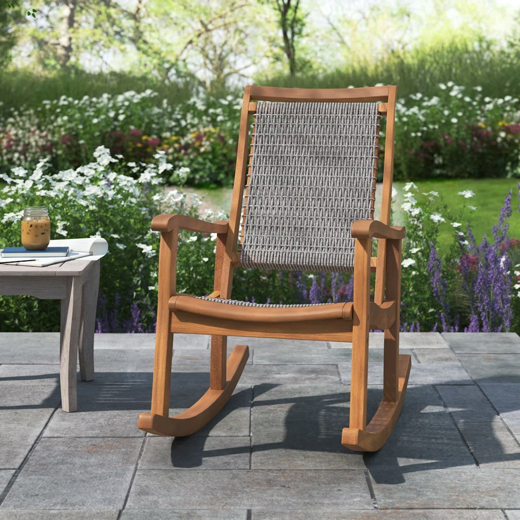 Arnot Rocking Solid Wood Chair at Birch Lane: $70 off + an extra 10% off