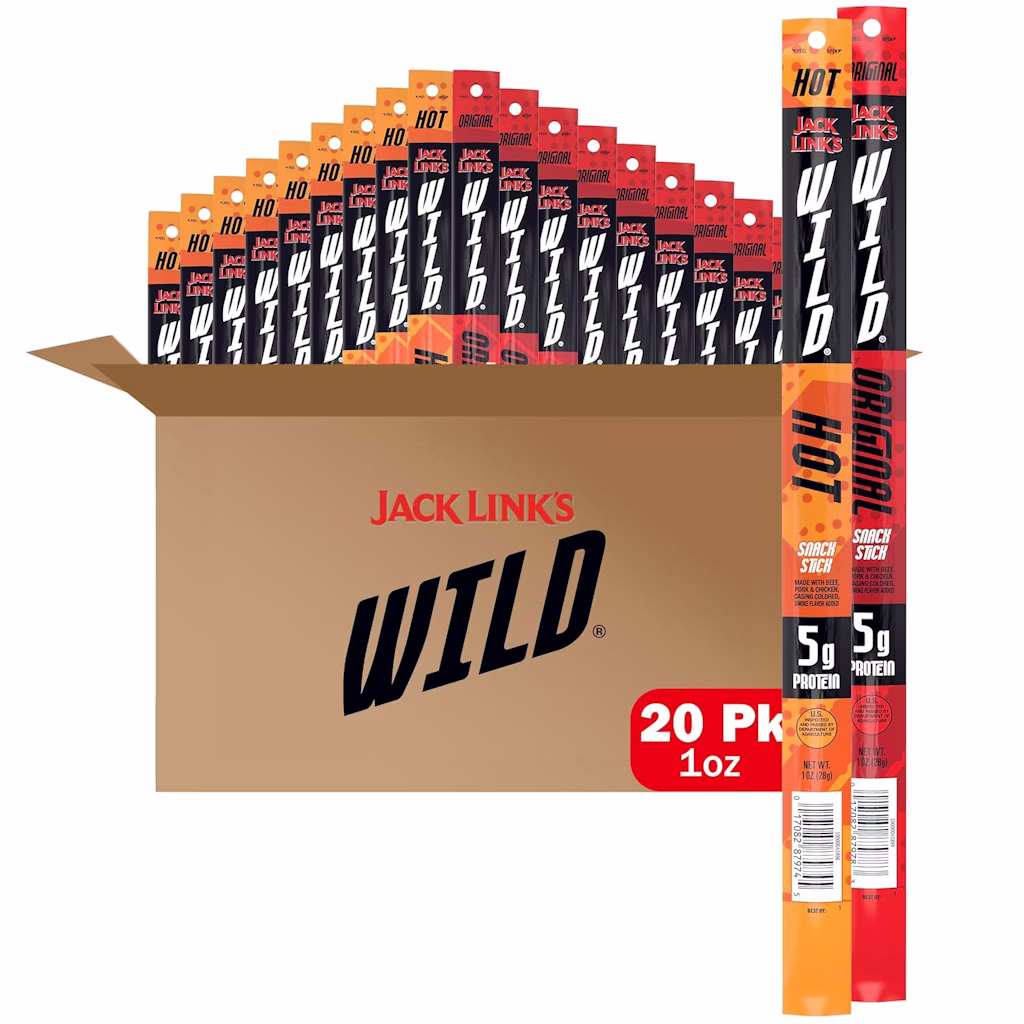 Jack Links' Wild Snack Sticks 20-Count Variety Pack: $18 via Sub & Save