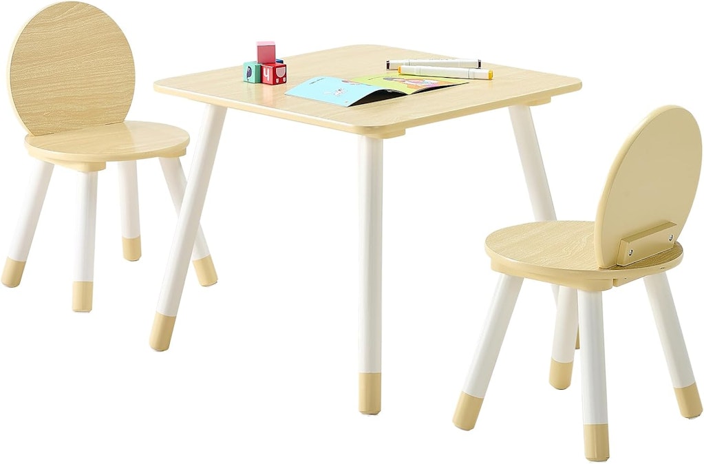 Vevor Kids Table and 2-Chairs Set: $35.33