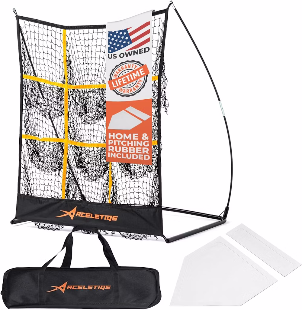 9-Hole Pitching Net with Strike Zone: $28