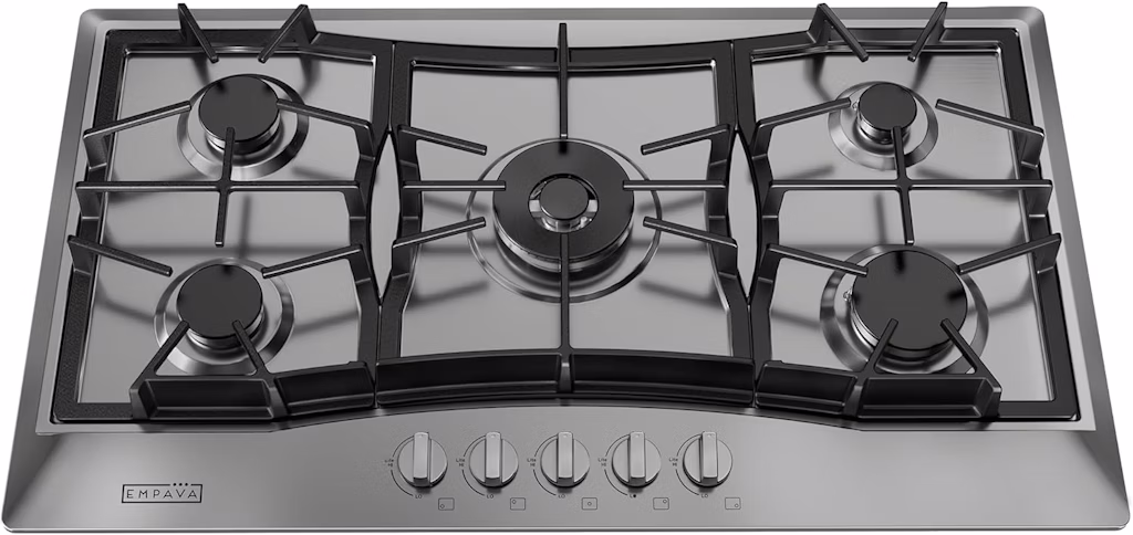 Empava 36" Gas Cooktop w/ 5 Burners: $260