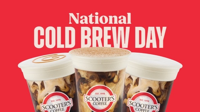 Scooter's Coffee Cold Brews: 50% off