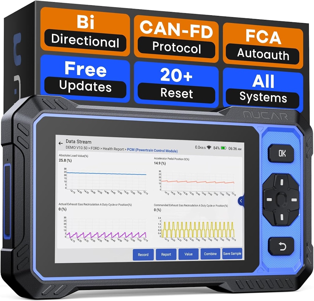 Mucar 682 AI-Assisted Bidirectional OBD2 Scanner: $263.99