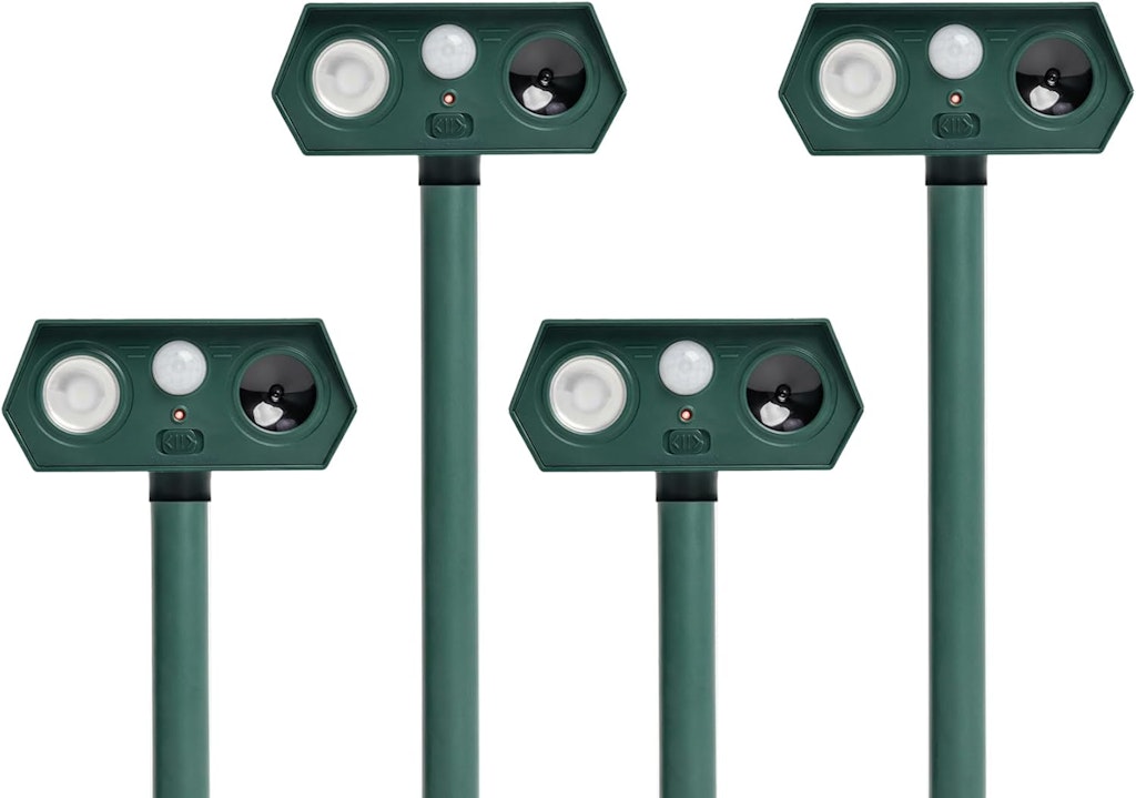 Solar Motion Cat Repellent Outdoor Device 4-Pack: $45.54