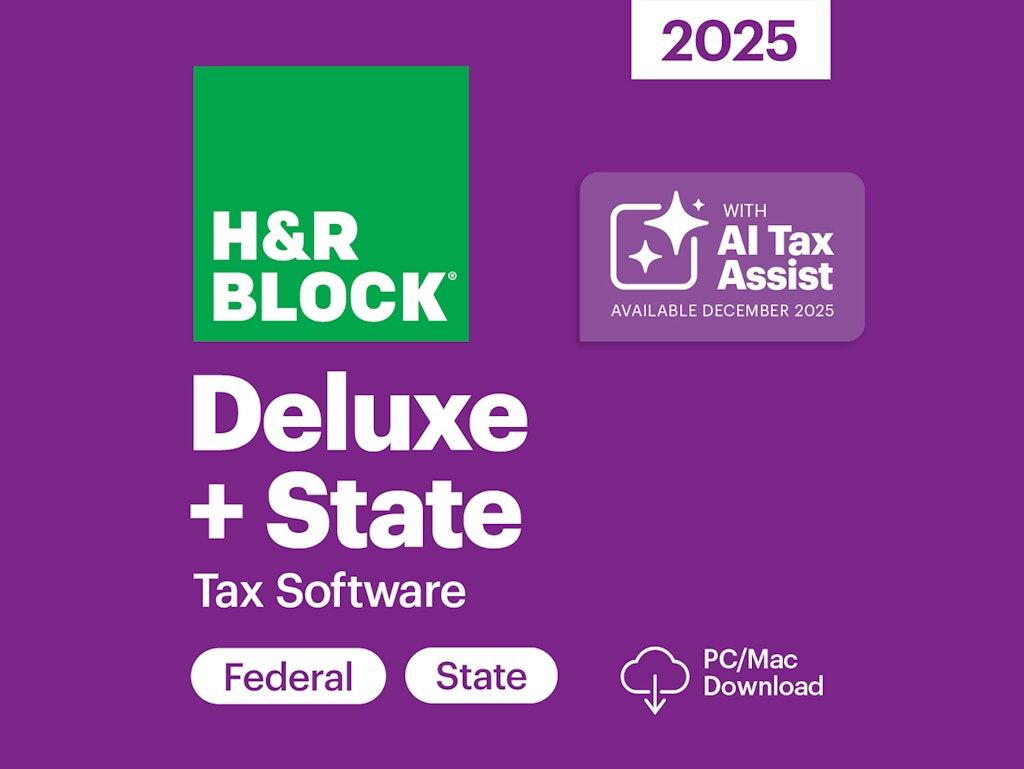 H&R Block Tax Software Deluxe + State 2025 Promo at Stacksocial