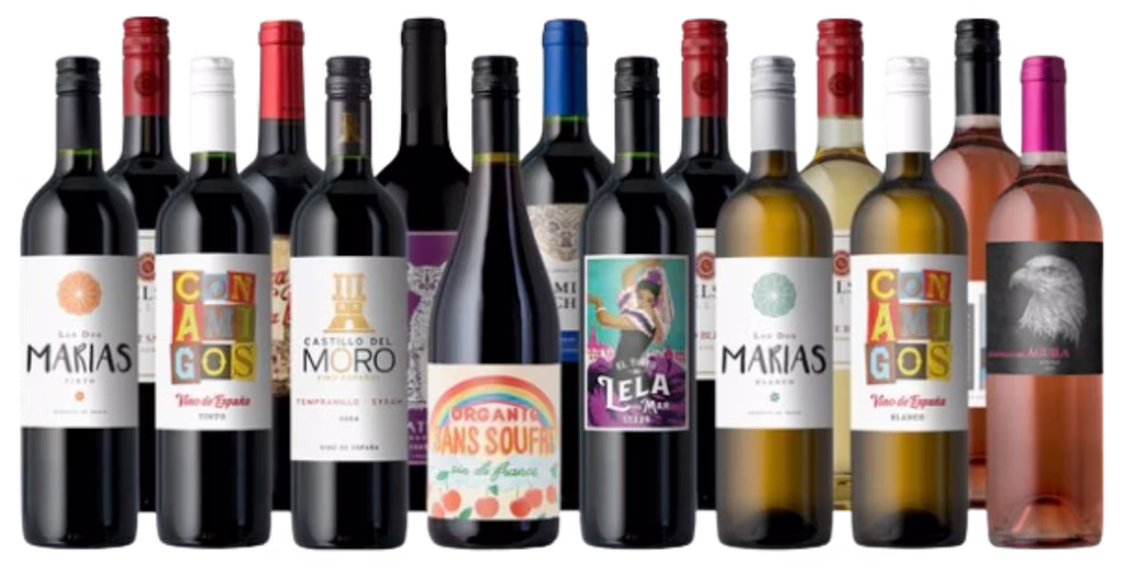 Splash Wines Cash Back Bonanza 15-Pack: $85 + Splash Cash Back