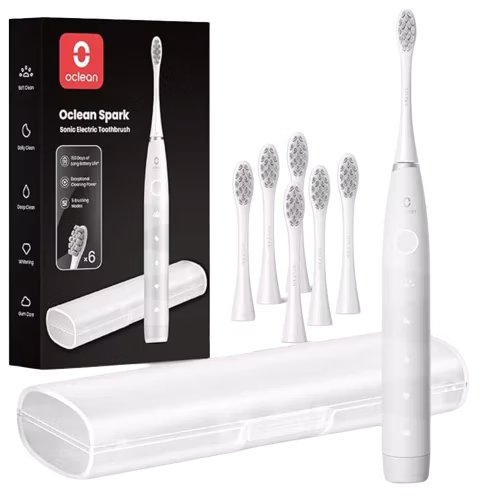 Oclean Spark Sonic Electric Toothbrush: $12