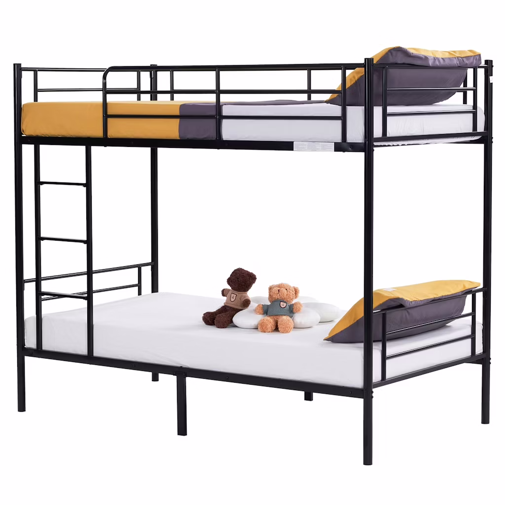 Zimtown Twin over Twin Steel Bunk Beds Frame: $110