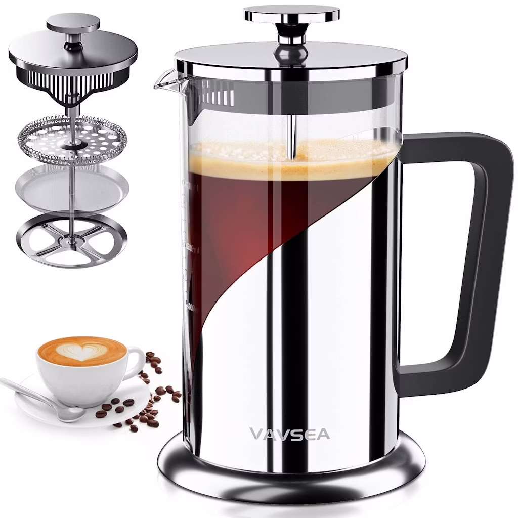 35-oz. Double Wall French Press Coffee Maker: $30