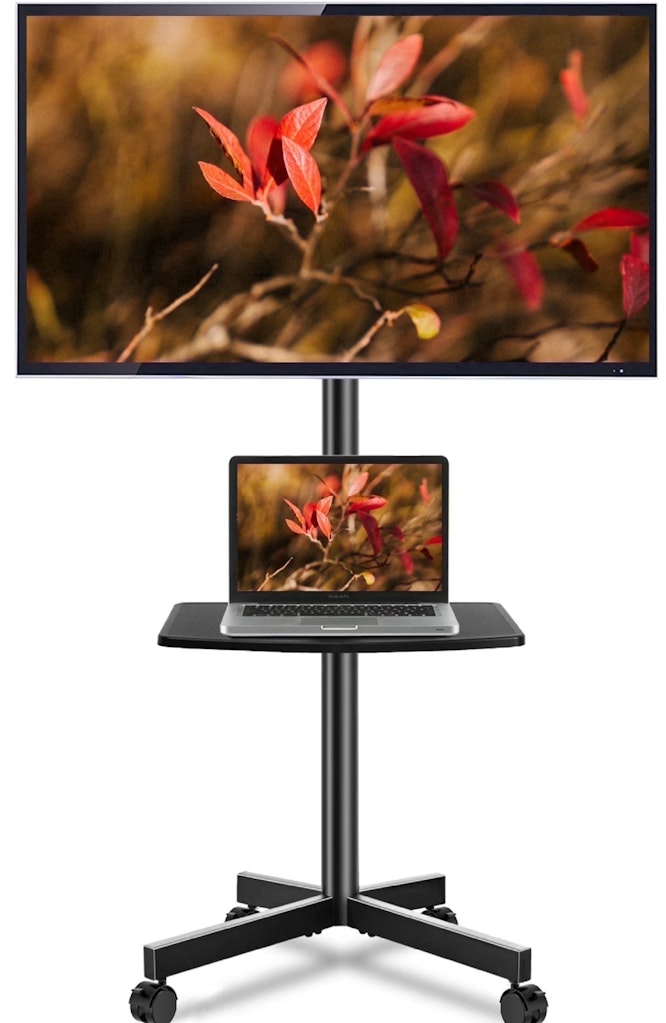 RTVR Modern Rolling TV Stand: $36