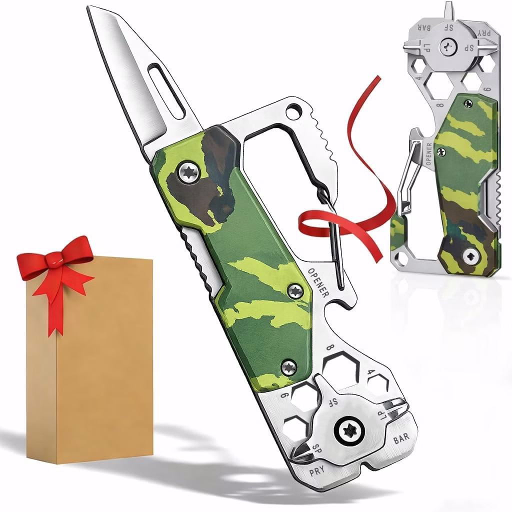 Yoyatool Folding Pocket Knife Multitool: $6.49