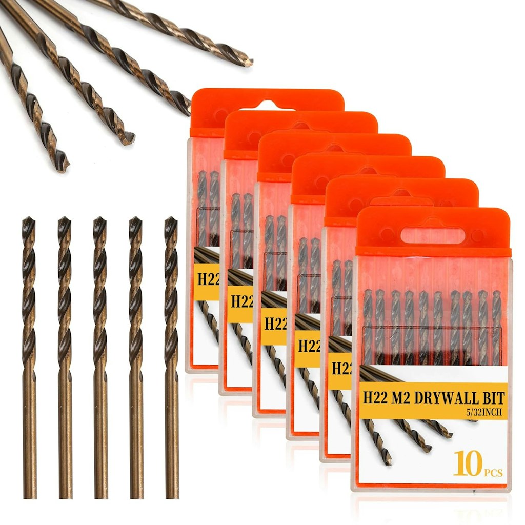 5/32" H22 M2 60-Piece Drywall Bits: $2