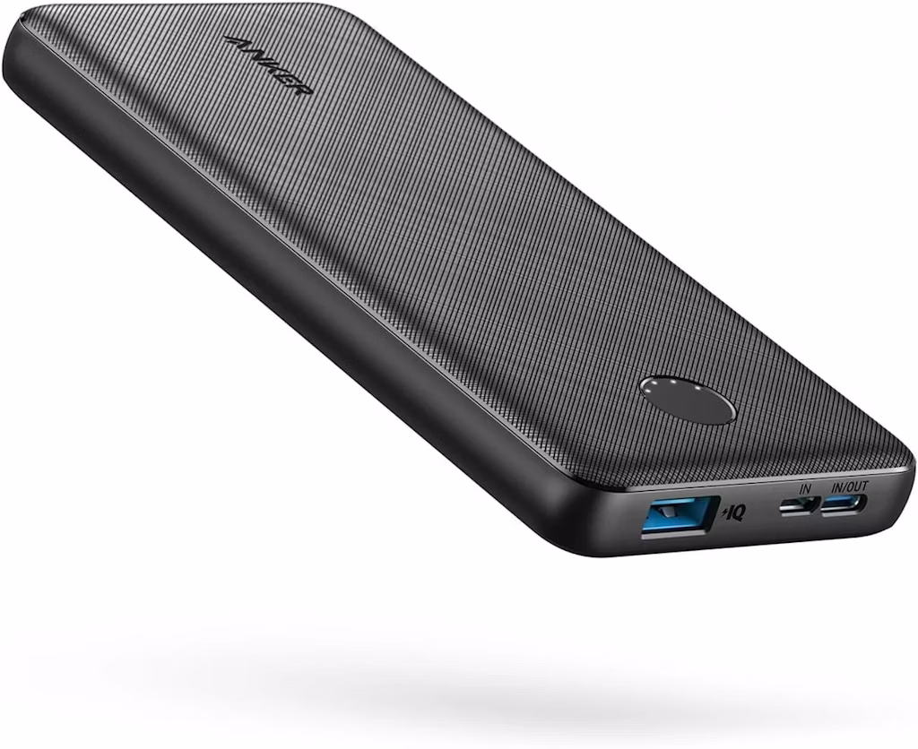 Certified Refurb Anker PowerCore Slim 10,000mAh USB-C Portable Power Bank: $15.19