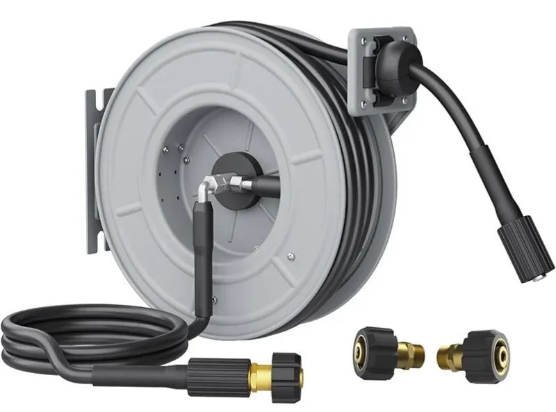 Giraffe Tools Retractable Power Pressure Washer Hose Reel 1/4" x 65 ft: $101