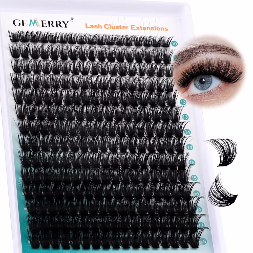 Gemerry Fluffy Cluster Lashes Extensions: $4.04