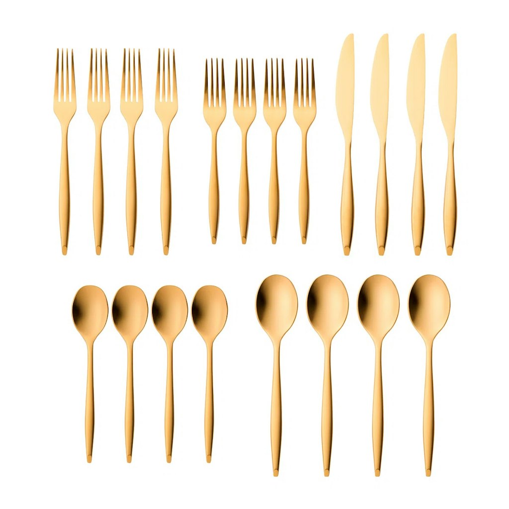 Milano 20-Piece 18/10 Stainless Steel Flatware Set Promo: $19 off + an extra 10% off Milano 20-Piece 18/10 Stainless Steel Flatware Set Promo: $19 off + an extra 10% off