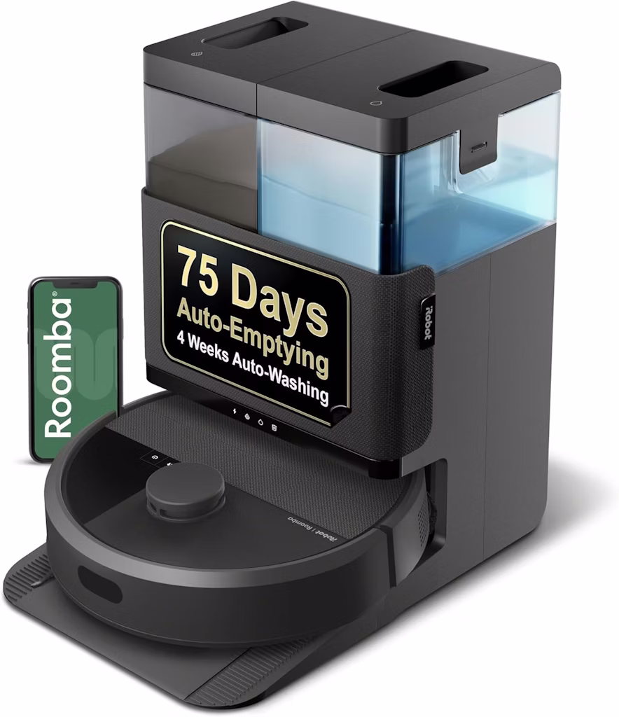 iRobot Roomba Plus 405 Combo Robot + AutoWash Dock: $300