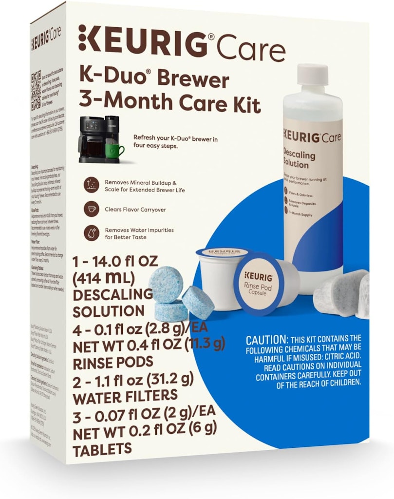 Keurig K-Duo 3 Month Care Brewer Maintenance Kit: $12.74