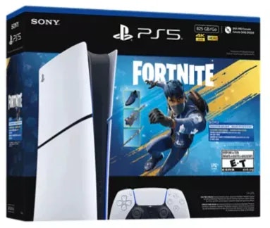 PlayStation 5 Digital Edition 825GB Fortnite Flowering Chaos Bundle: $399