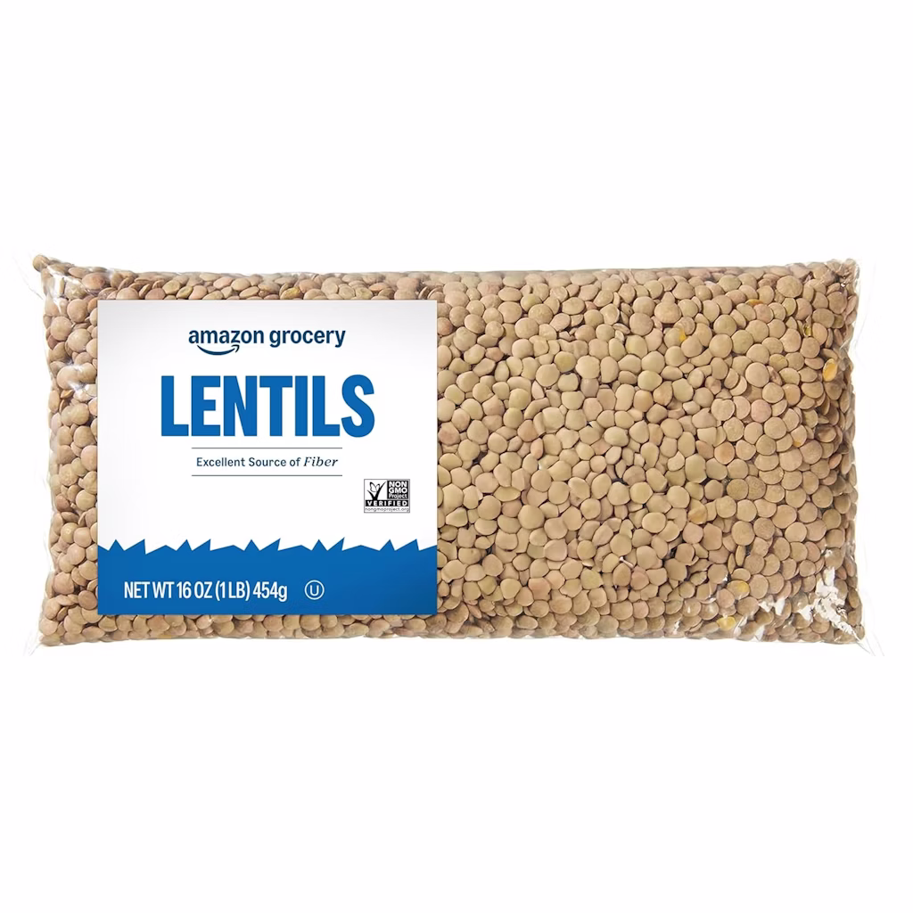 Amazon Grocery 16-oz. Lentils: $1 via Sub. & Save