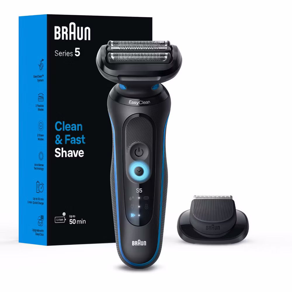 Braun Series 5-5118s Rechargeable Wet & Dry Grooming Shaver: $36