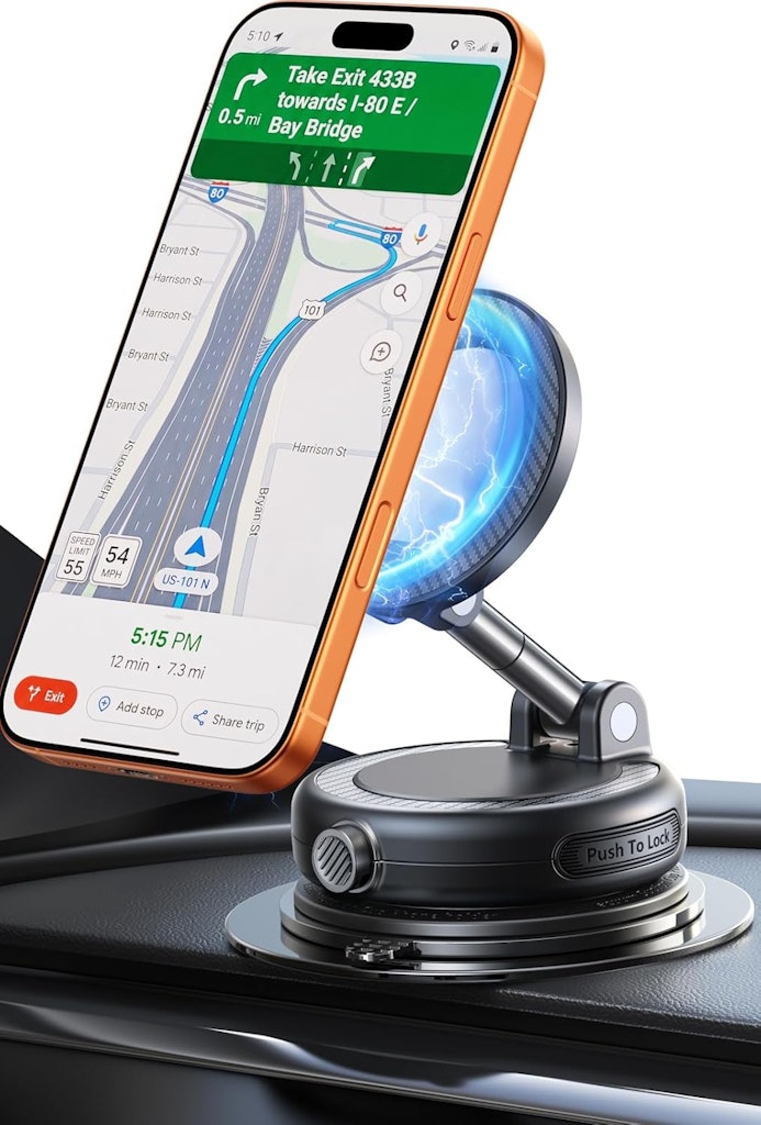 Moeila NeverFall Magsafe Car Phone Mount: $13.49