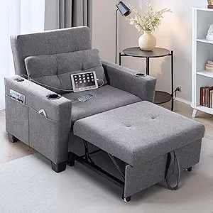 Flexispot 3-in-1 XCT2 Sleeper Chair Bed with USB Port & Pillow: $179.99