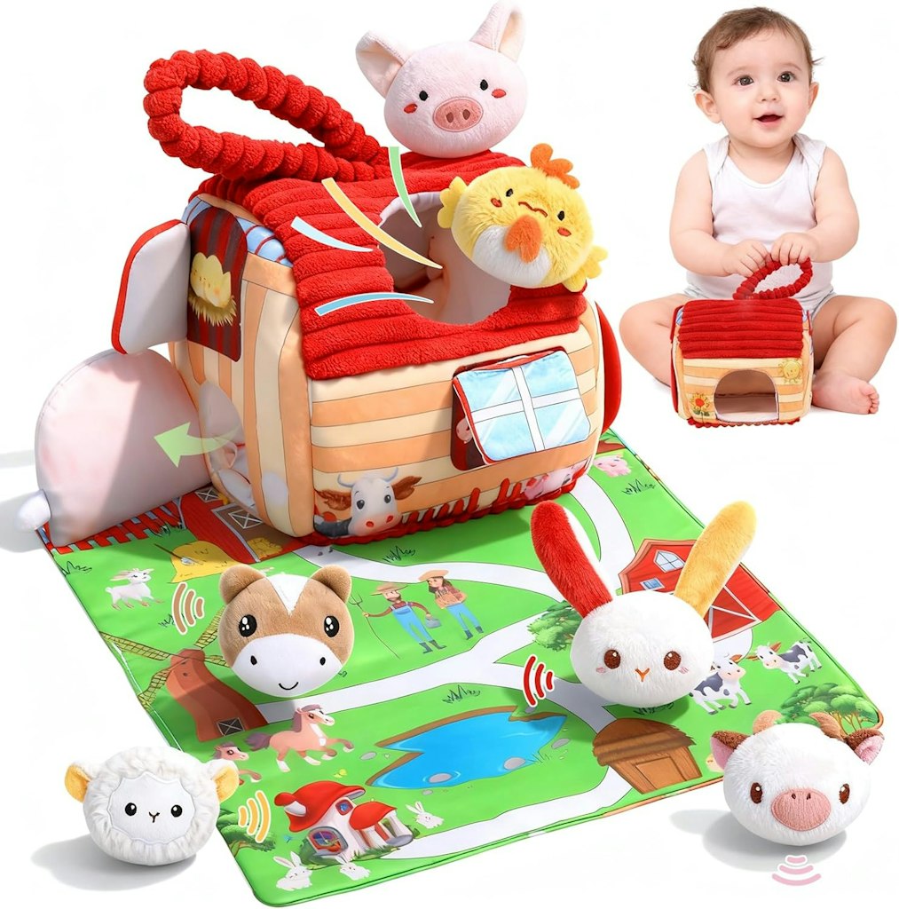 Kenvc Farm Animals Stuffed Toys with Sensory Features: $12.49 Kenvc Farm Animals Stuffed Toys with Sensory Features: $12.49