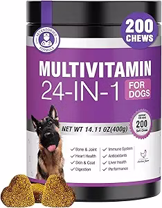 24-in-1 Dog Multivitamin Chewable 200-Count: $19.54