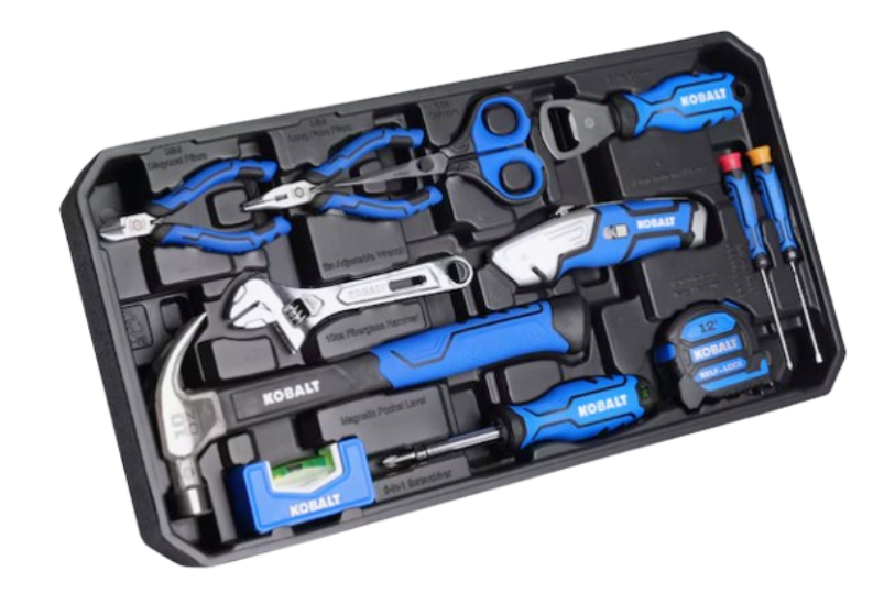 Kobalt 20-Piece Household Tool Set with Hard Case: $25 Kobalt 20-Piece Household Tool Set with Hard Case: $25