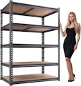 Lionhon 30" x 62" Heavy Duty 5-Tier Garage Shelf for $39 + free shipping