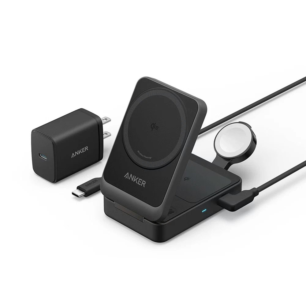 3-in-1 Qi2 MagGo Portable Charger: $35