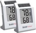 BaldrTherm 2.2'' Digital Solar Thermometer and Hygrometer 2-Pack for $9 + free shipping w/ Prime