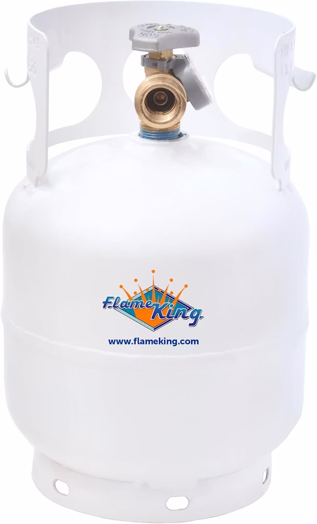 Flame King 5-lb. Steel Propane Tank Cylinder: $49.99
