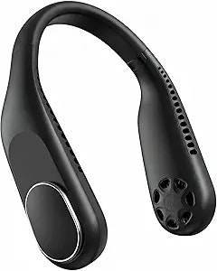 Rechargeable 10hr Bladeless Portable Neck Fan: $7.49