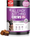 Dog Allergy Chews for Itching Relief 200-Count for $23 + free shipping w/ Prime