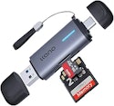 llano 2 in 1 Dual Slot USB C Micro SD Card Reader for $7 + free shipping w/ Prime