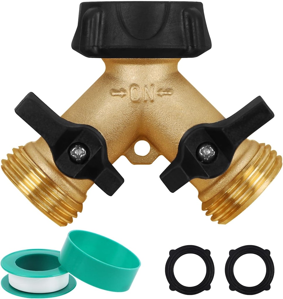 Biswing 2-Way Garden Hose Splitter for $9 + free shipping w/ Prime? — GLOBAL — ERYU PROJECT