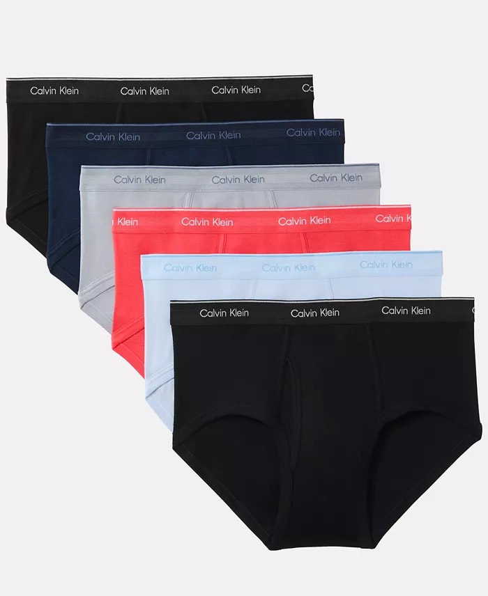 Calvin Klein Men's 5+1 Bonus Pack Cotton Briefs Underwear : $53.55 