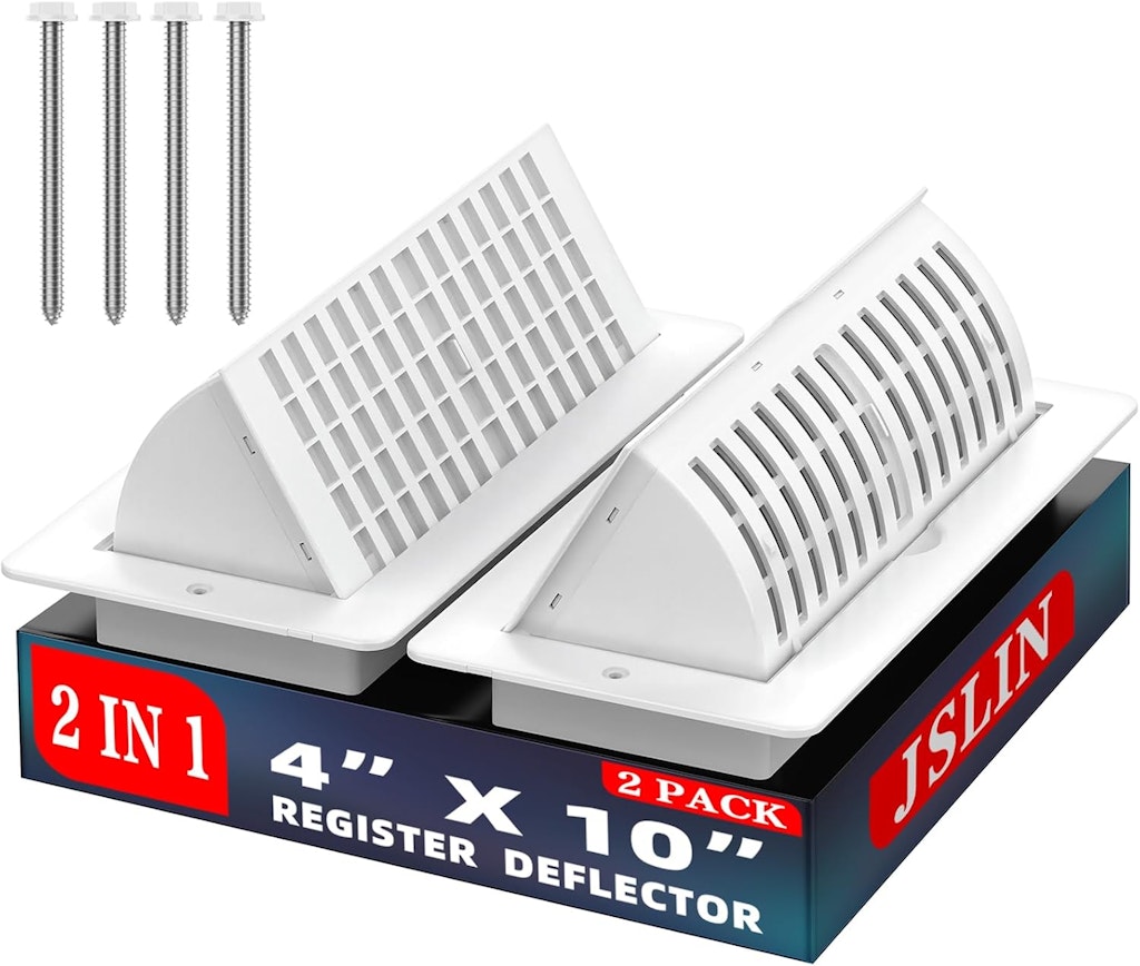 Floor Vent Covers with Vent Deflector 2-Pack: $25