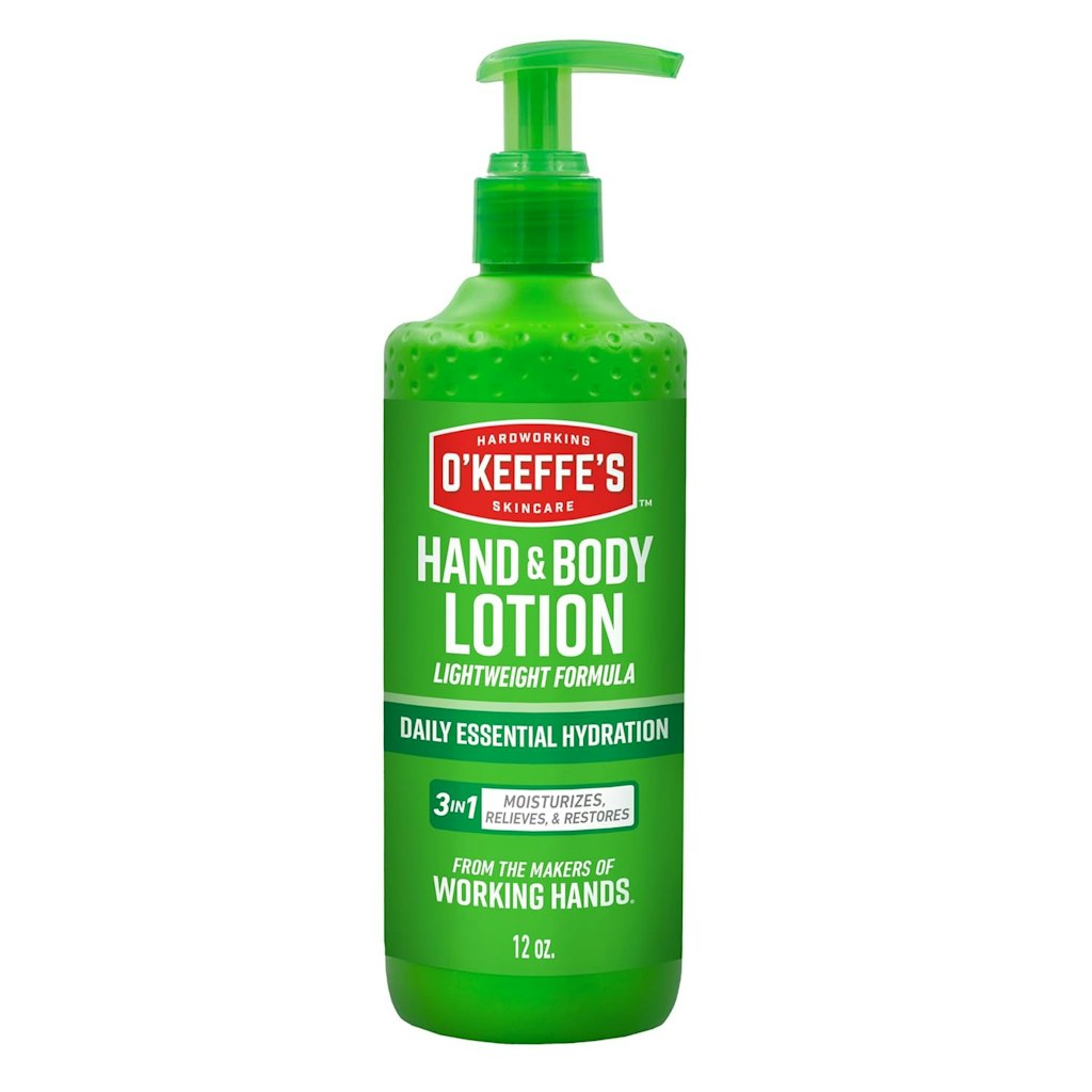 O'Keeffe's Hand and Body Lotion 12-oz Pump: $13