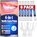 4-in-1 Teeth Whitening Pen Kit 6-Pack for $10.70 + free shipping w/ Prime