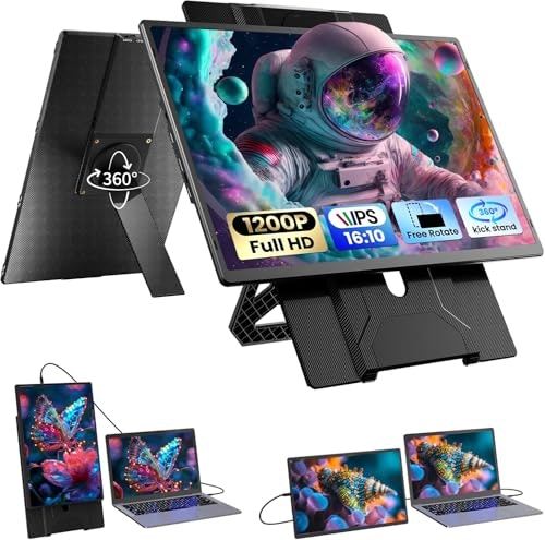 Blackview 16" 1200p IPS Laptop Screen Extender Portable Monitor: $99.99